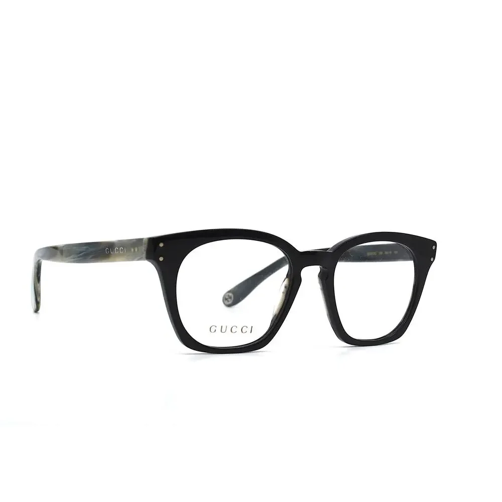 NEW GUCCI GG0572O 009 BLACK/GREY AUTHENTIC EYEGLASSES FRAME